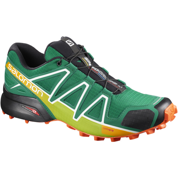 Zapatillas Trail Running Salomon Hombre Verde - Salomon Argentina SPEEDCROSS 4 ,538679-LZY